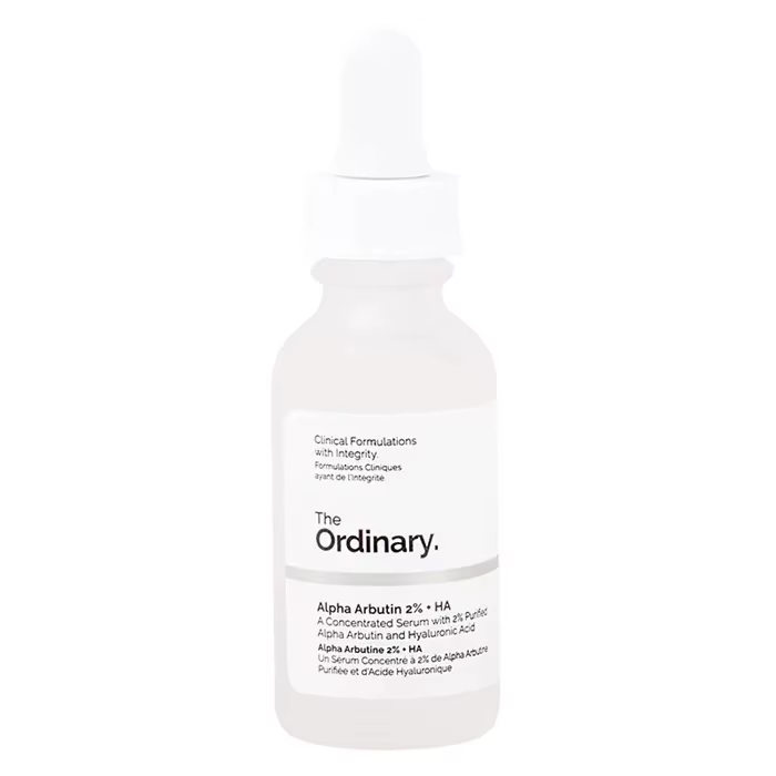 Alpha Arbutin 2% + HA 30ml Sérum Minimise L'apparence des taches foncées et de décoloration Hydrate