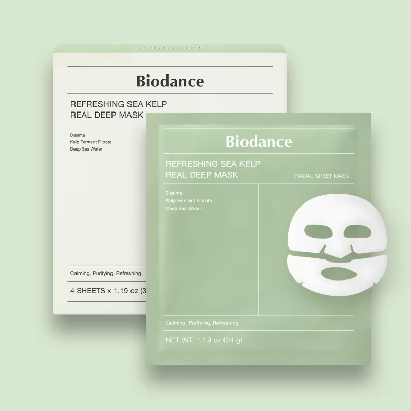 Masque facial hydratant en hydrogel BIODANCE Biocollagen Real Deep, pour une meilleure élasticité et