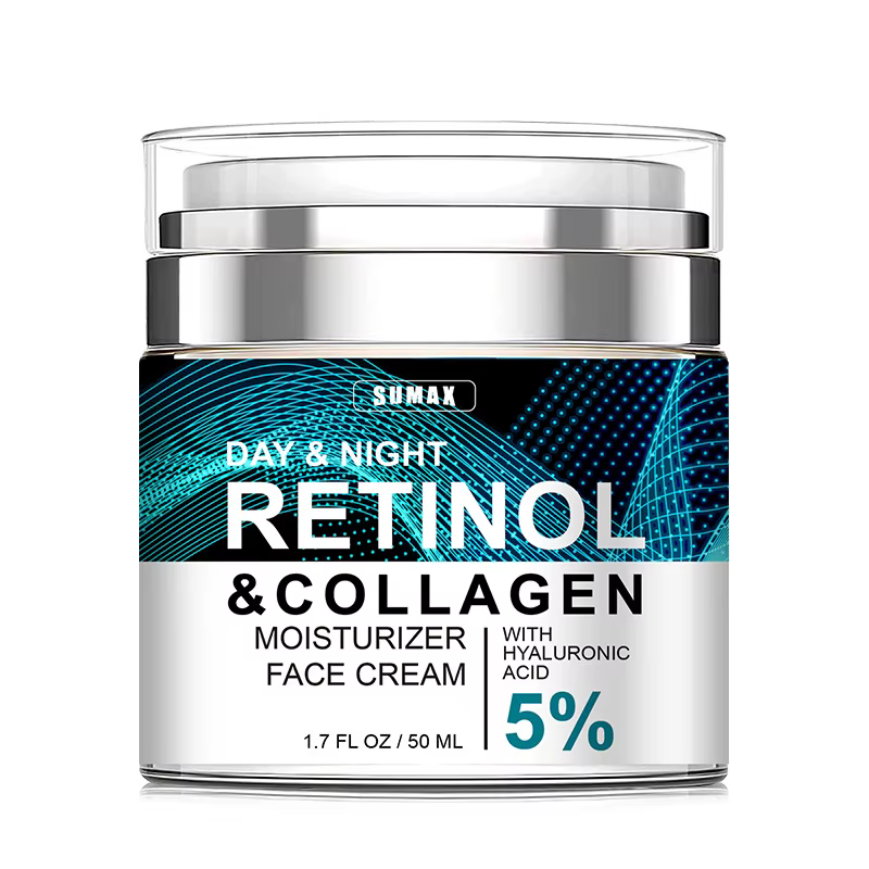 Rétinol Anti-âge crème pour le visage hydratant dissolvant de rides collagène acide hyaluronique crè