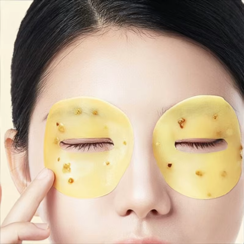 80 patchs pour les yeux à l'osmanthus, contenant de l'extrait d'osmanthus, hydratent et nourrissent 