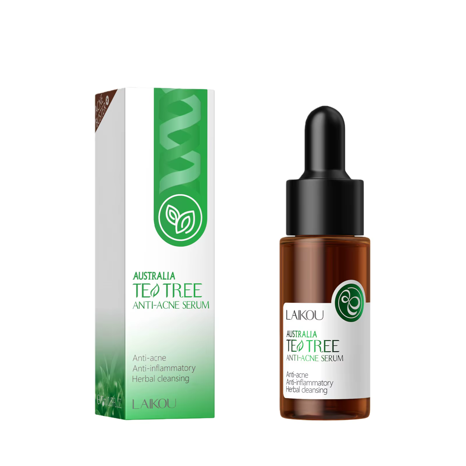 Sérum pour le visage australien, arbre à thé, hydratant, réparateur, contrôle du sébum, Anti-acné, A