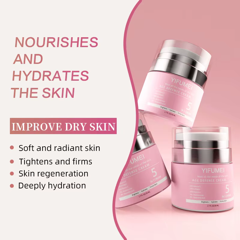 Crème pour le visage à la nicotinamide 5 en 1, soins de la peau, Anti-âge, hydratation en profondeur