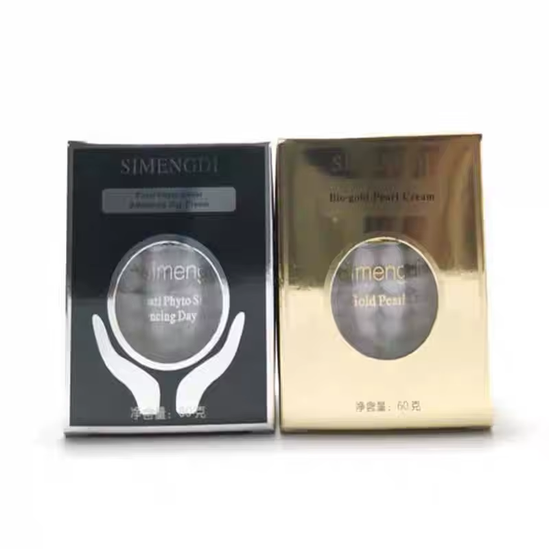 Ensemble de crème de jour équilibrante originale SIMENGDI Pearl Phyto Silver et crème de nuit Bio Go