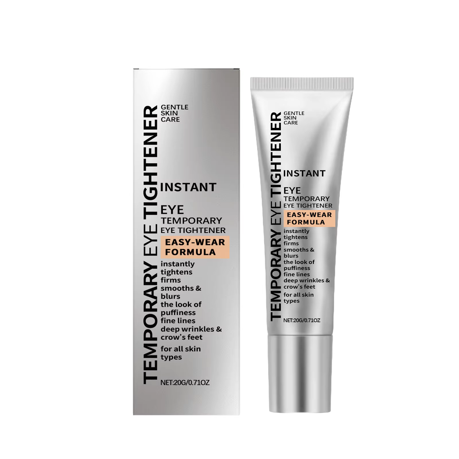 Crème raffermissante pour les yeux à la vitamine E, réduit la sécheresse, élimine les cernes, atténu