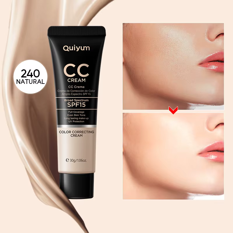 CC crème 30ml hydratant naturel éclaircissant correcteur durable non-élimination non-gâteau poudre r