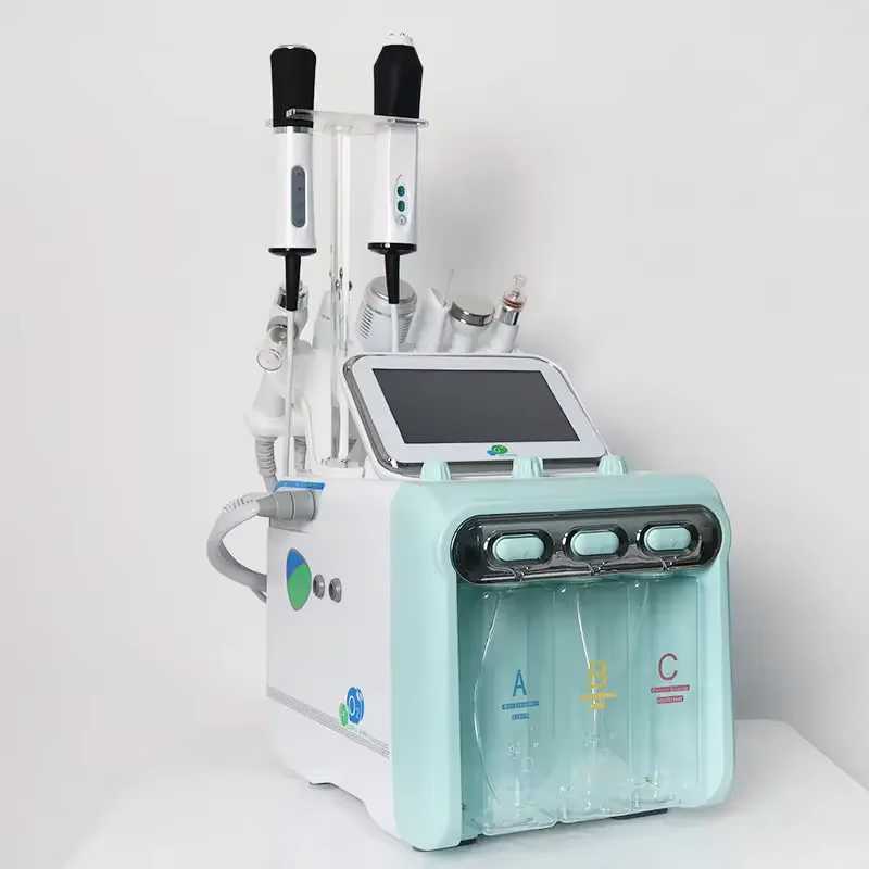 Appareil facial à bulles de CO2 pour le resserrement de la peau, oxygénation par bulles, aspiration