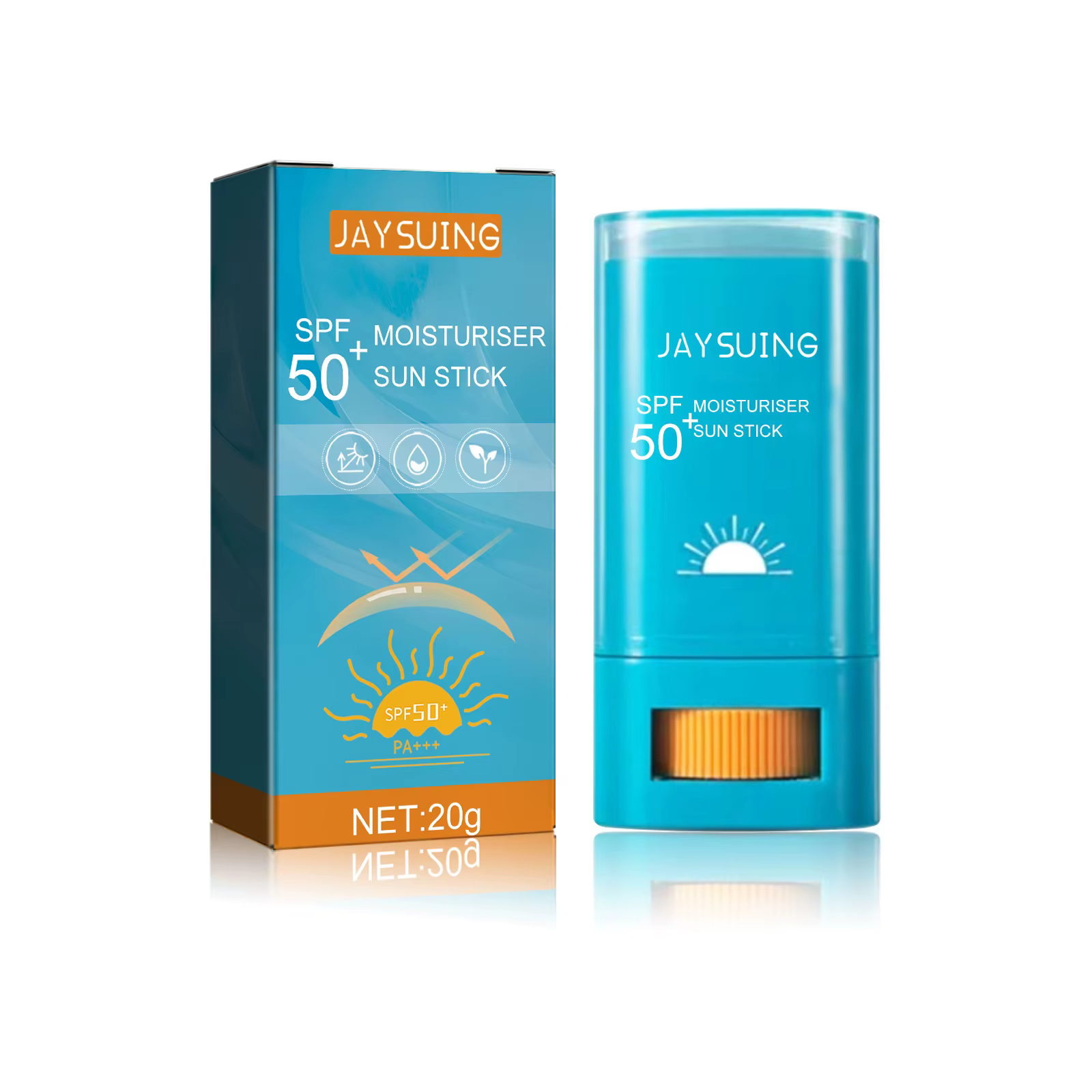 Crème solaire en stick pour le visage, protection solaire faciale SPF50, crème hydratante rafraîchis