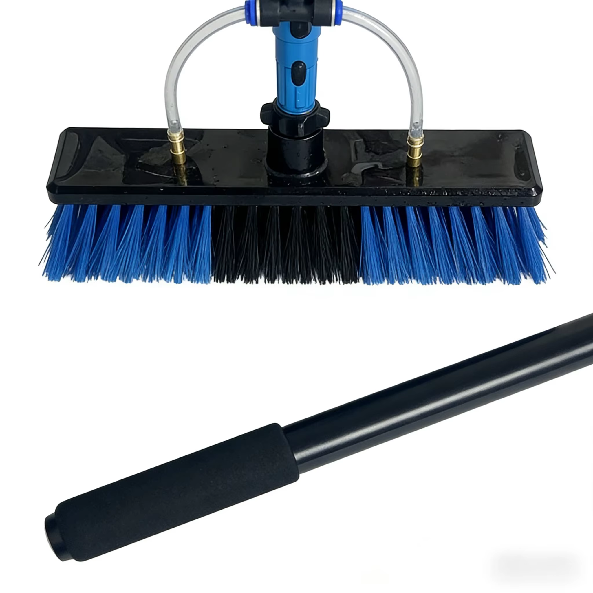 Kit de nettoyage de panneaux solaires et de vitres 10M, avec perche télescopique en aluminium et dis