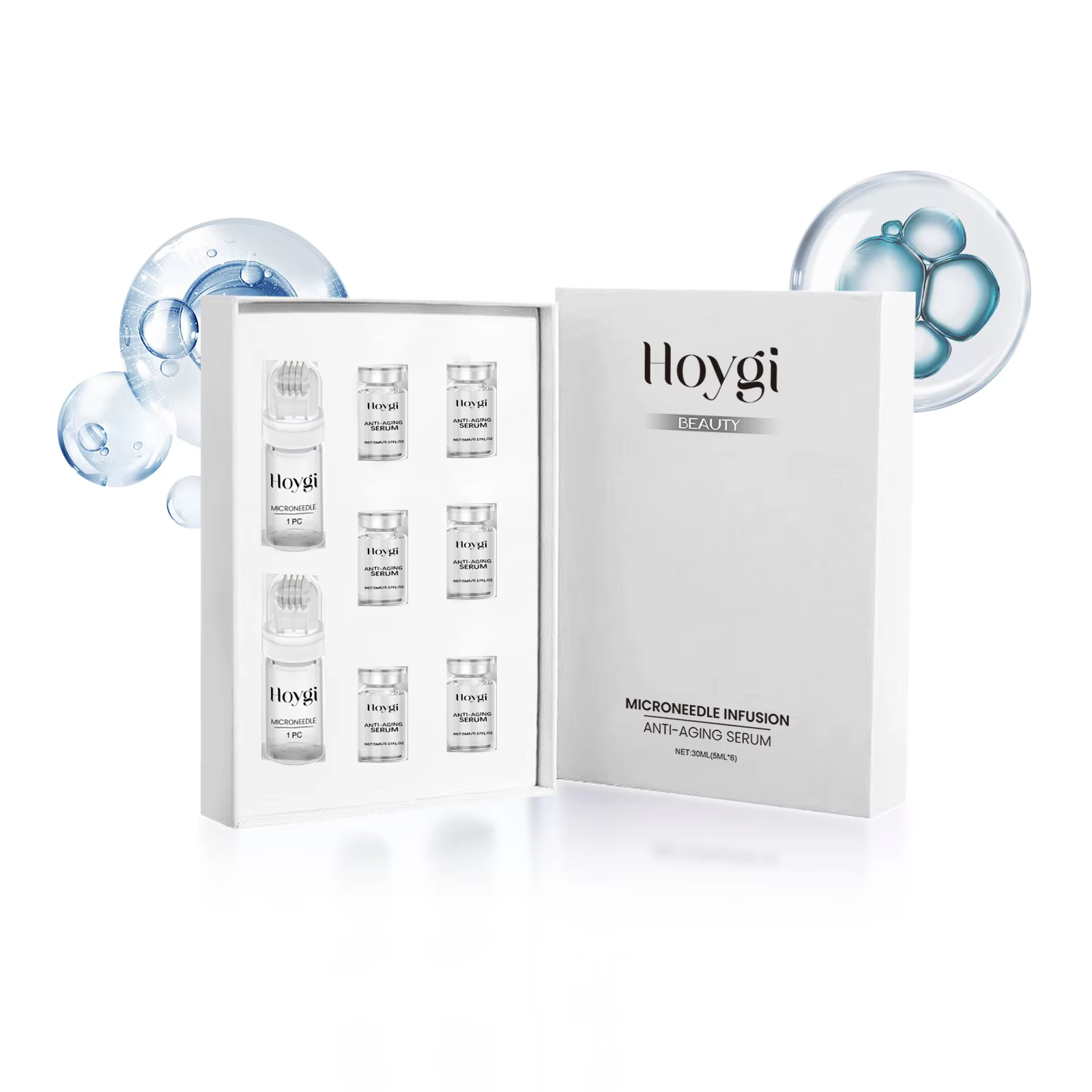 Kit de soins du visage en rouleau - Sérum hydratant et nourrissant en profondeur pour une routine de