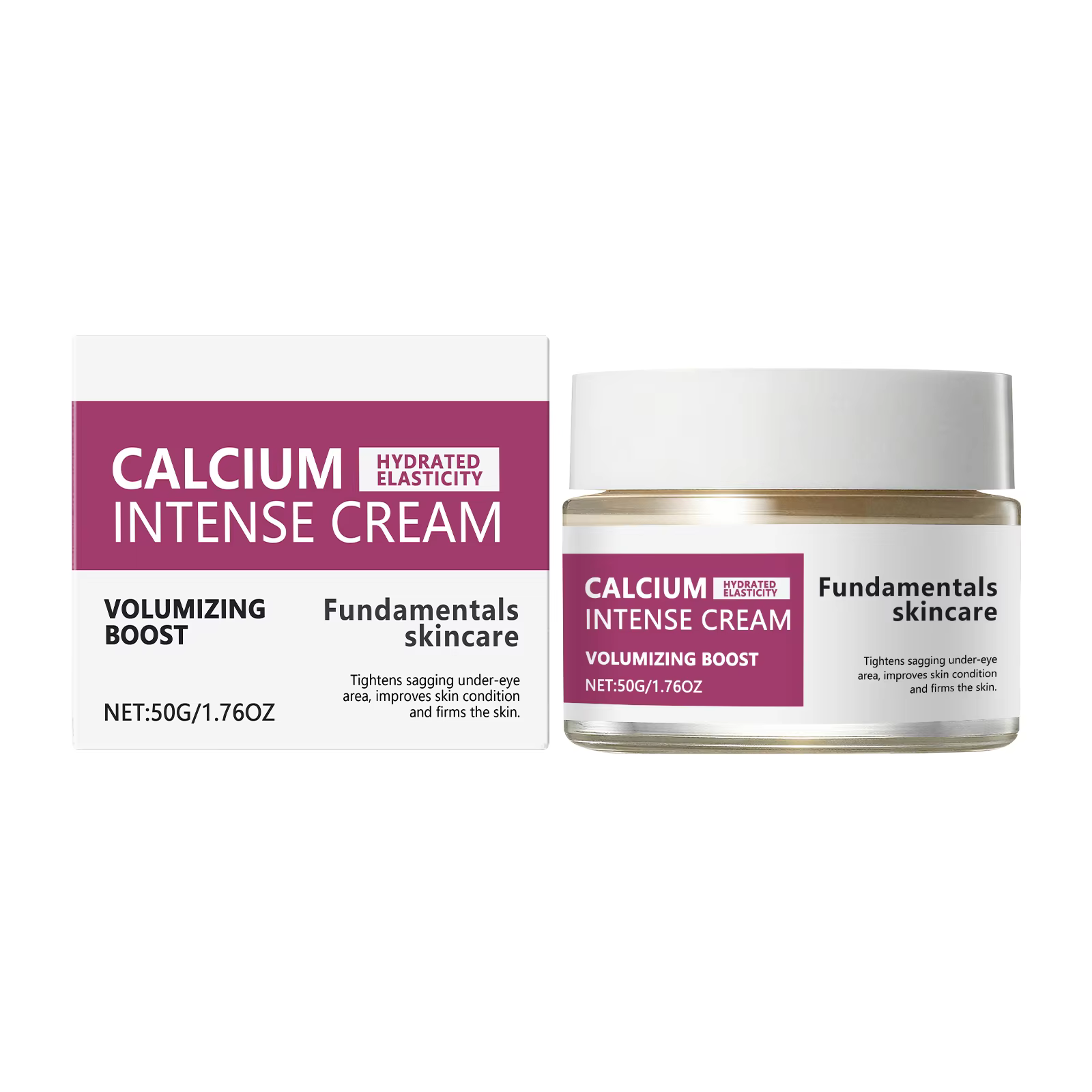 Crème Volumisante au Calcium : Améliore le relâchement cutané, répare la barrière cutanée, raffermit