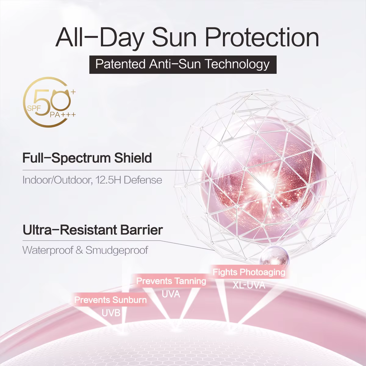 CARSLAN Lotion solaire hydratante haute Protection solaire apprêt visage hydratant résistant à la su