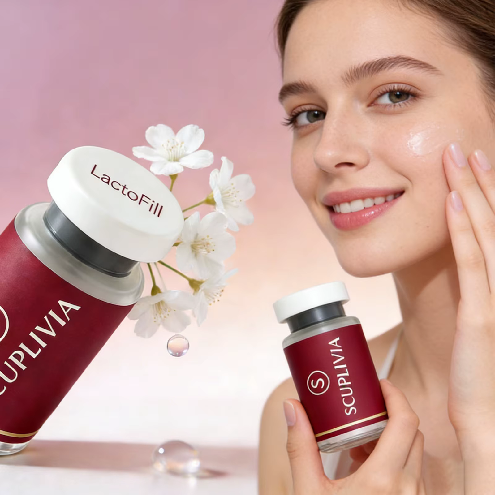 Sérum réparateur de la peau du visage coréen - Sanendi Sculp340mg Soins de la peau Poudre lyophilisé