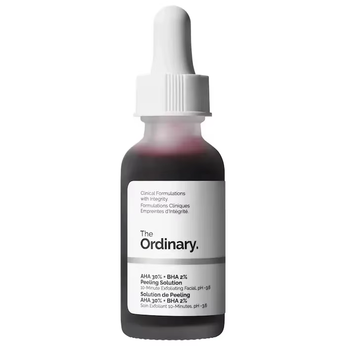 AHA 30% + BHA 2% Solution Peeling 30ml Solution Peeling Exfoliante Visage Éclair Lisse Nettoyer Les
