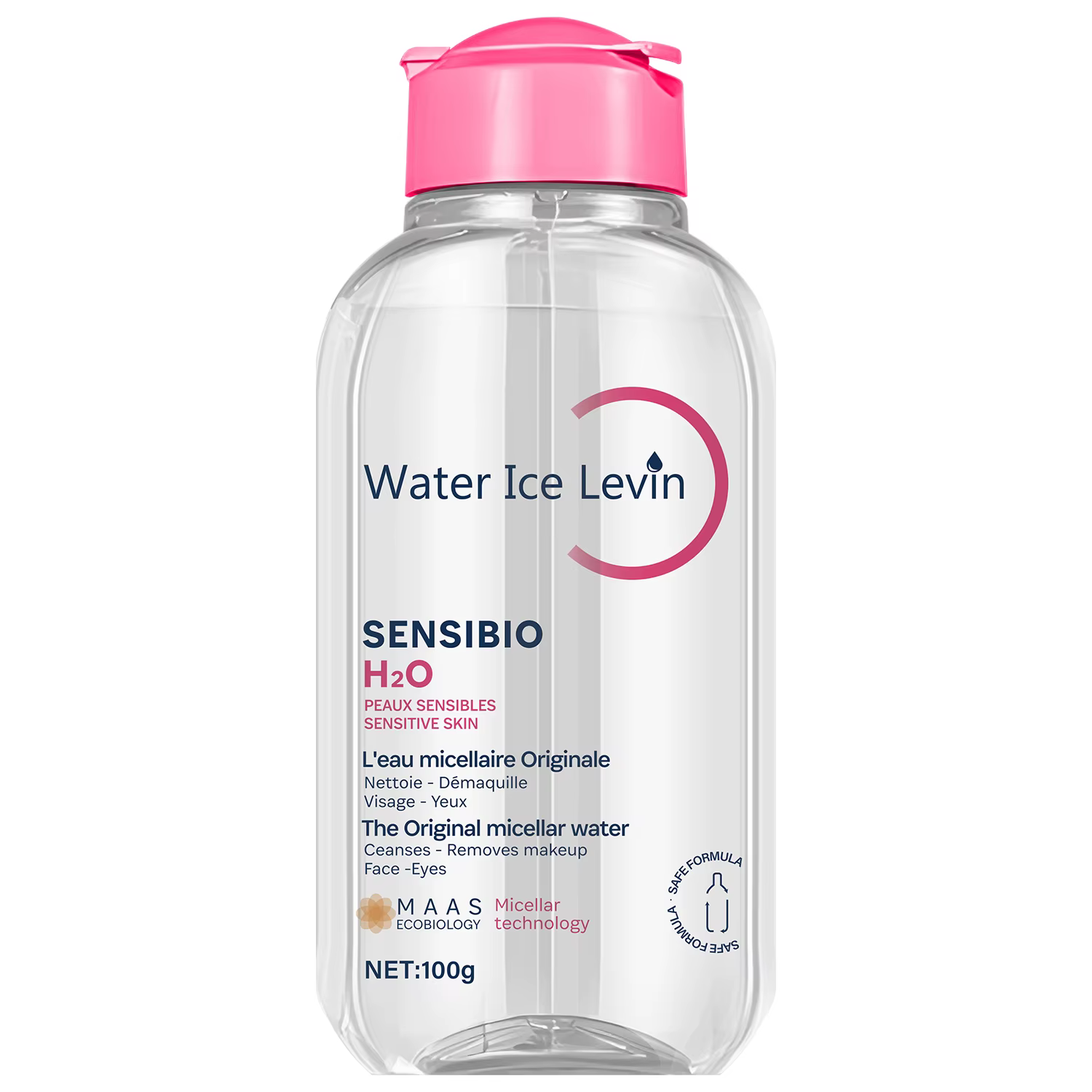 Sensibio H2O L'eau micellaire originale pour peaux sensibles, nettoie en douceur, élimine le maquill