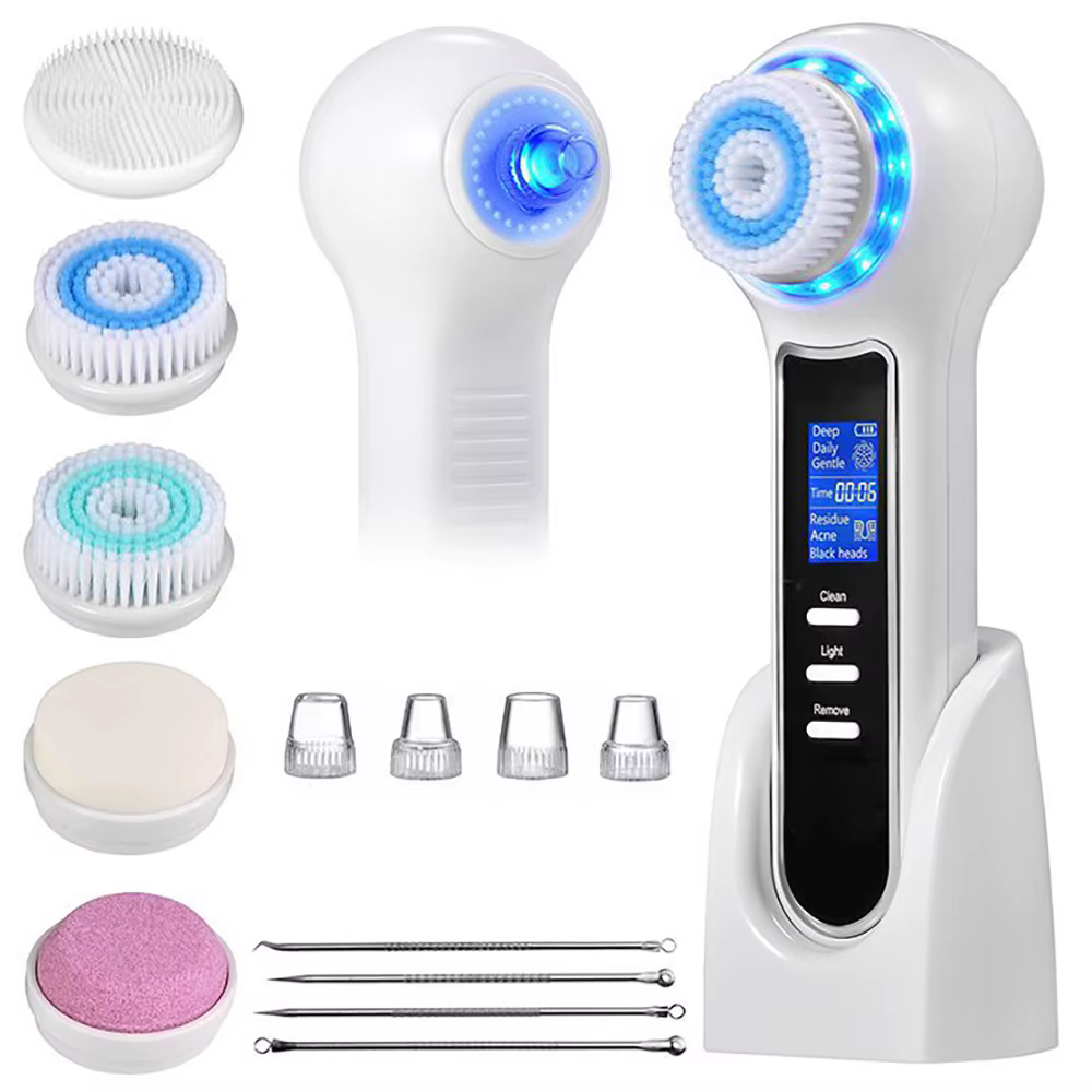 Brosse rotative électrique pour le visage, expanseur facial, pour extinction, massage et nettoyage e