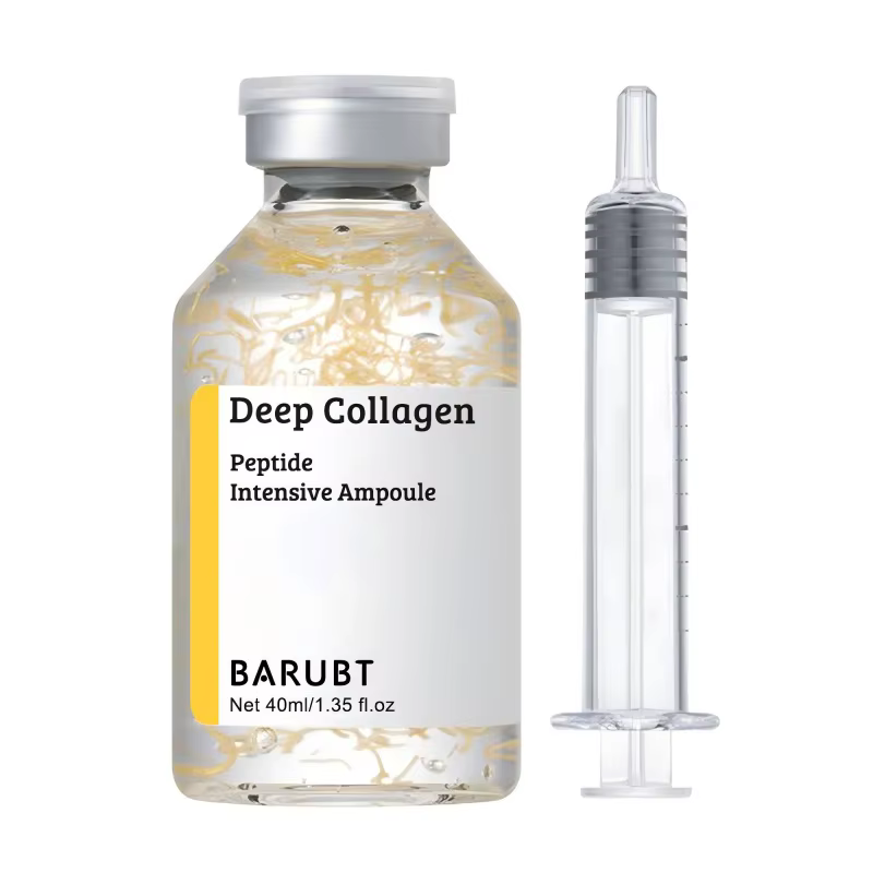 Essence de Collagène Super Hydratante, Sérum Ampoule Raffermissant aux Peptides, Sérum Hydratant au