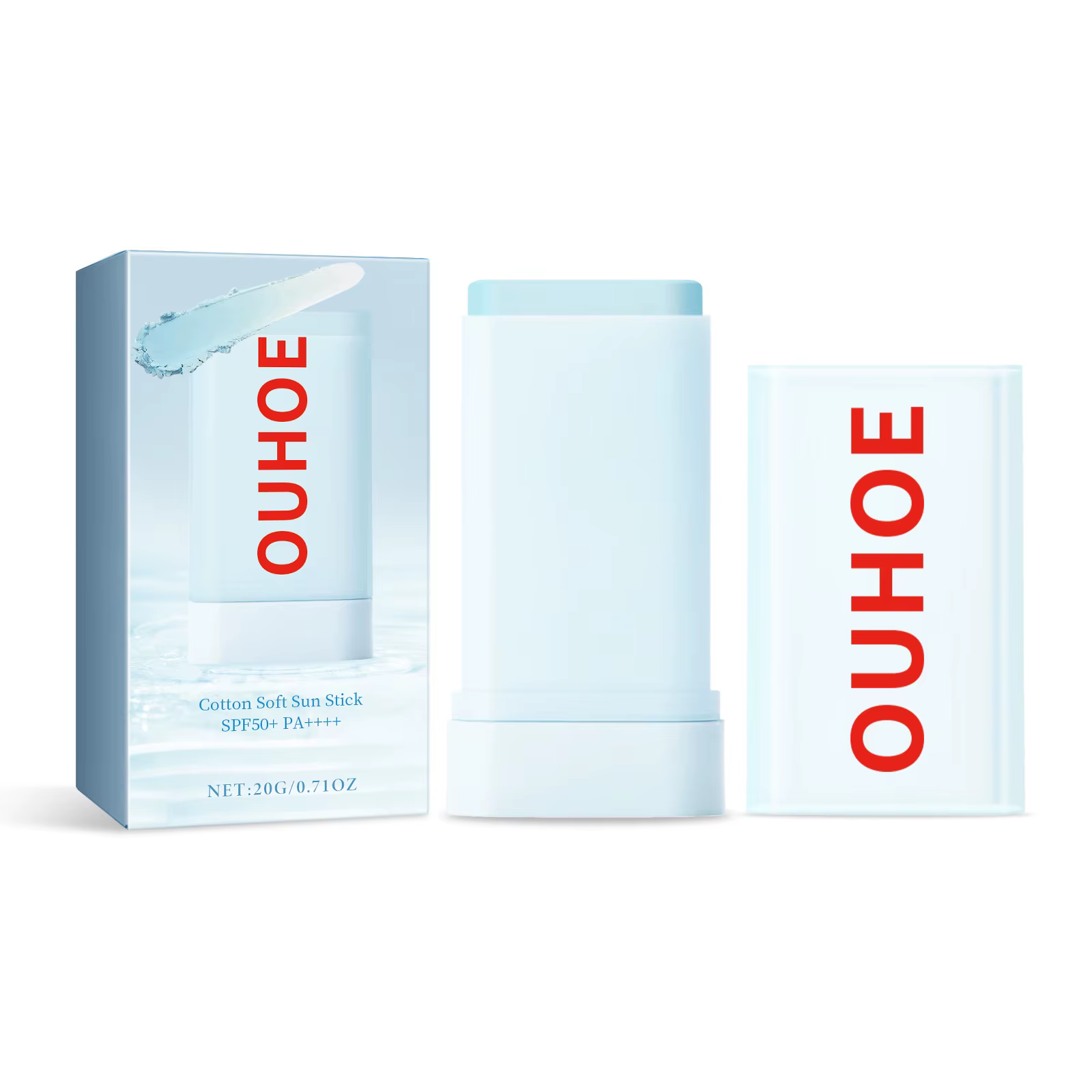 Crème solaire Stick Spf 50 pour la peau grasse Visage Sun Blocking UV Protecteur Hydratant Rafraîchi