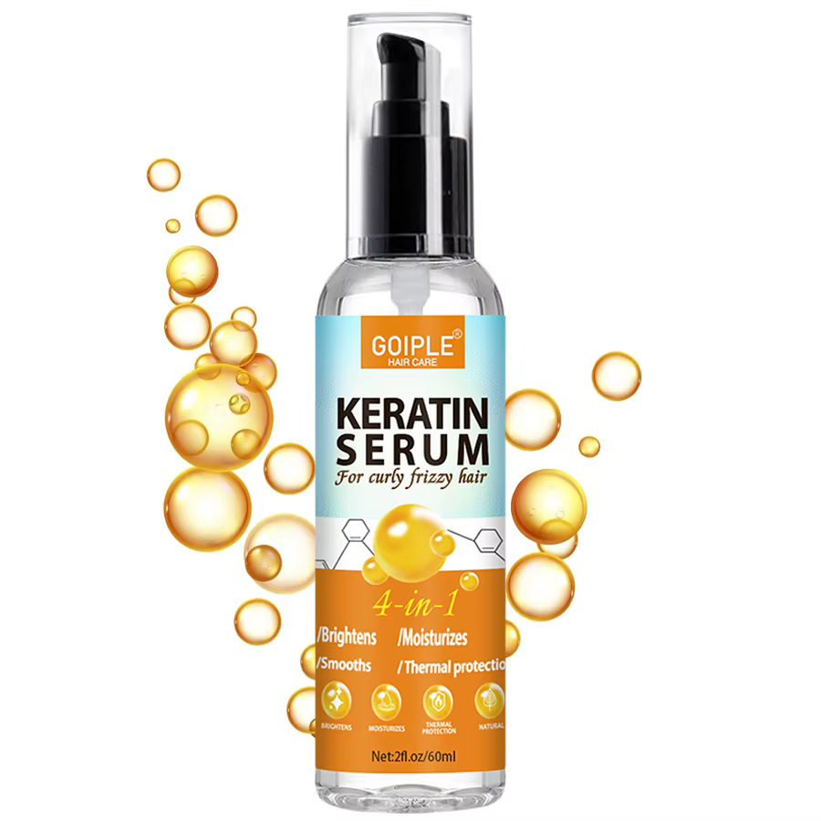 Sérum protéiné à la kératine, Spray de Protection thermique Anti-frisottis, brume d'eau de Rose pour