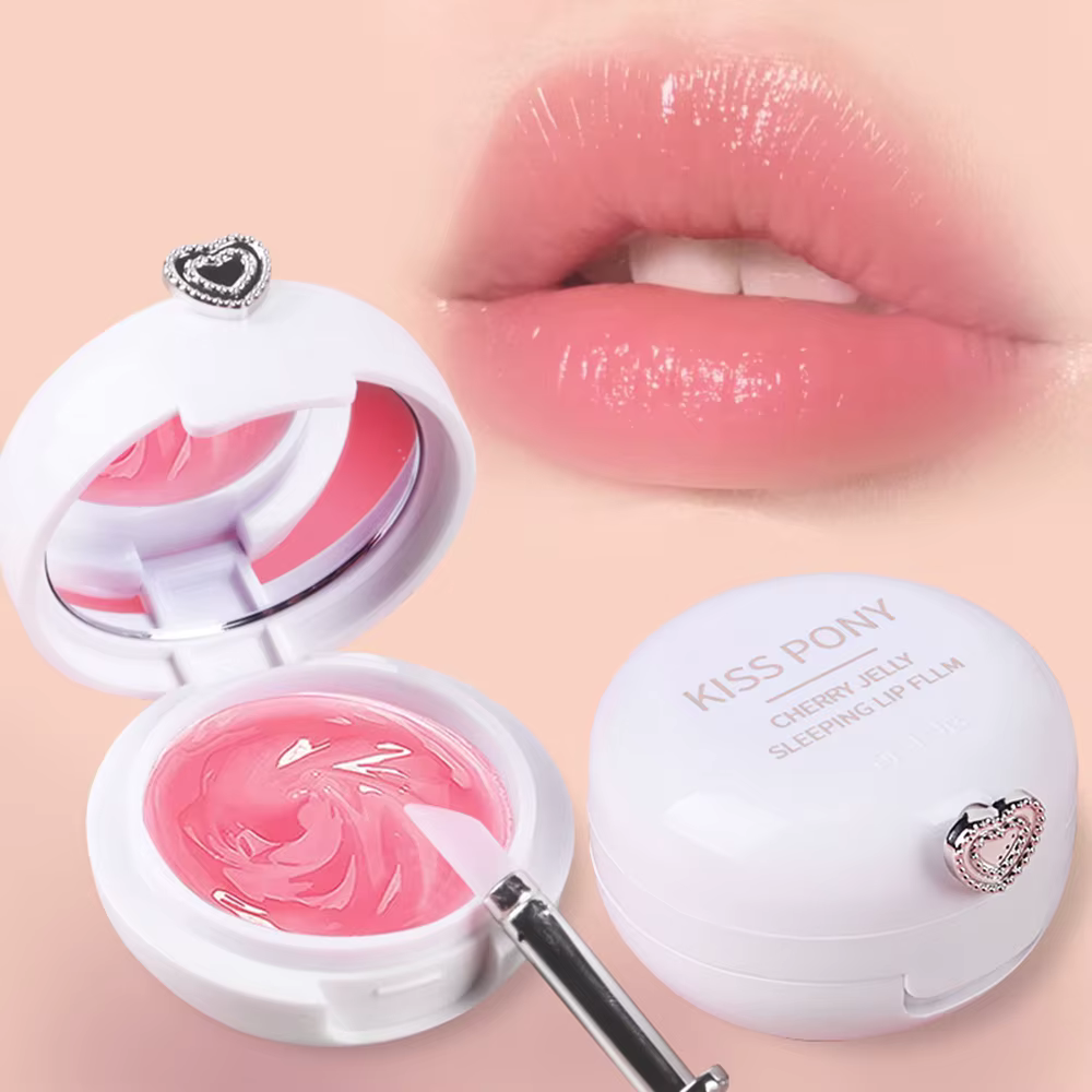 Masque hydratant pour les lèvres de nuit, hydratation longue durée, éclaircissement de la couleur de