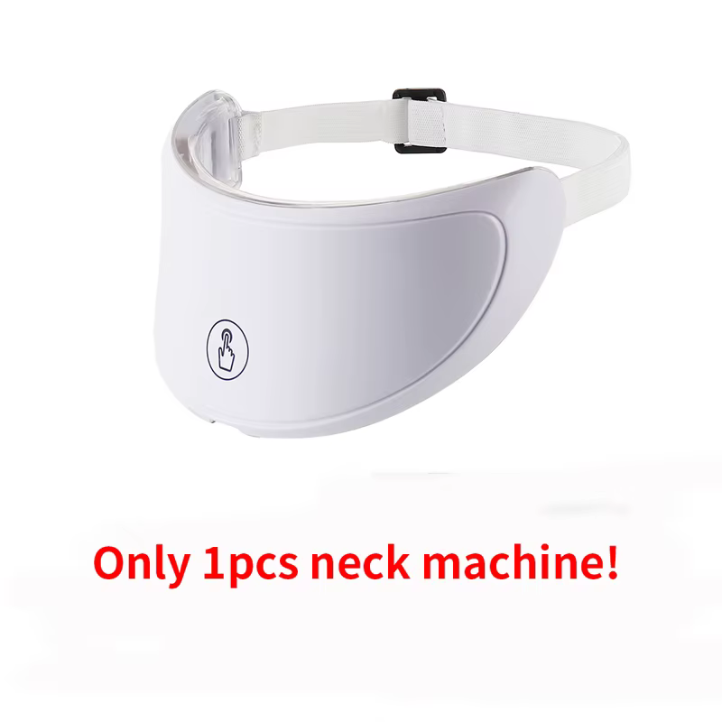 Masque facial et cou LED, Machine de beauté à photons LED Rechargeable, rajeunissement du visage, SP