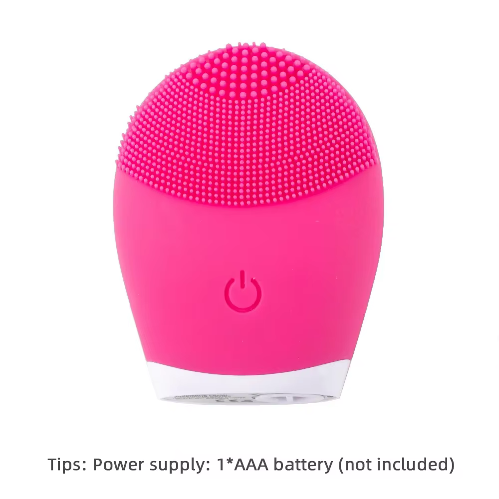 Brosse électrique de nettoyage du visage, outils de soins de la peau, étanche, Silicone, nettoyant s