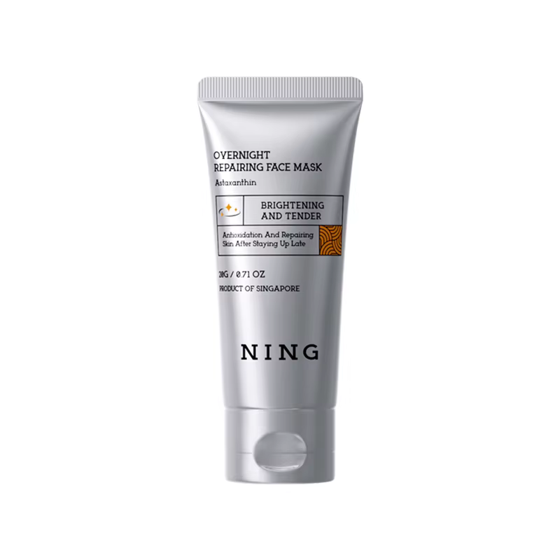 Masque de réparation de nuit NING 120G – Astaxanthine et antioxydants biologiques pour le renouvelle