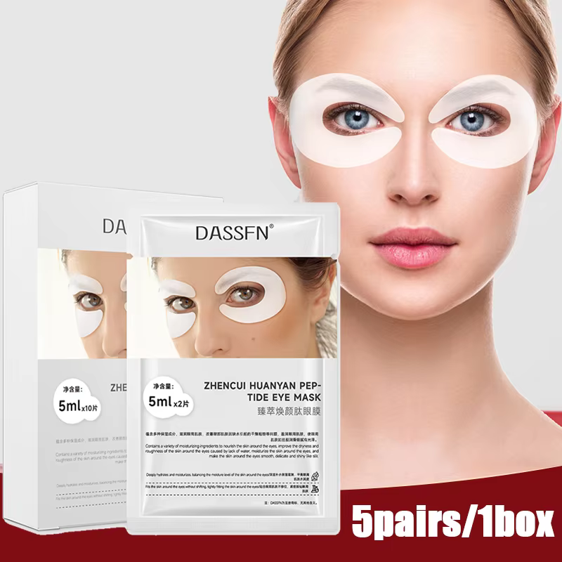 5 pièces/1 boîte masque pour les yeux blanchissant et Anti-rides puissant-hydratant et contrôle de l