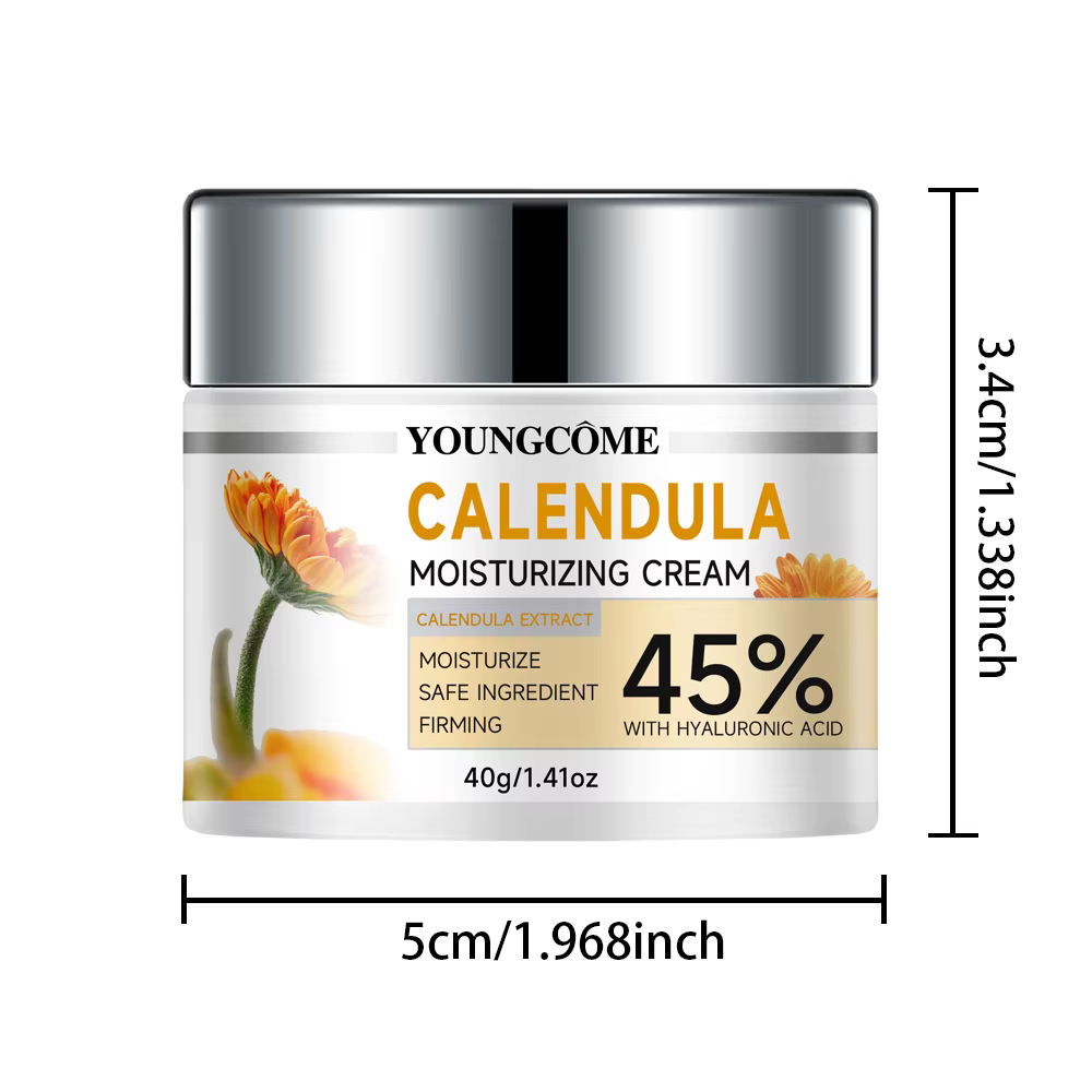 Calendula – crème dynamisante pour améliorer le Lifting de la peau, raffermissant, Anti-âge, rides, 