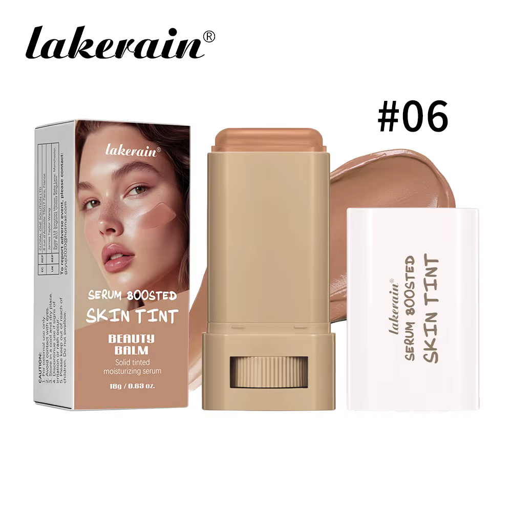 AnastasiaBalm Bâton de fond de teint boosté pour la peau, baume lisse et pulpeux, couverture haute, 