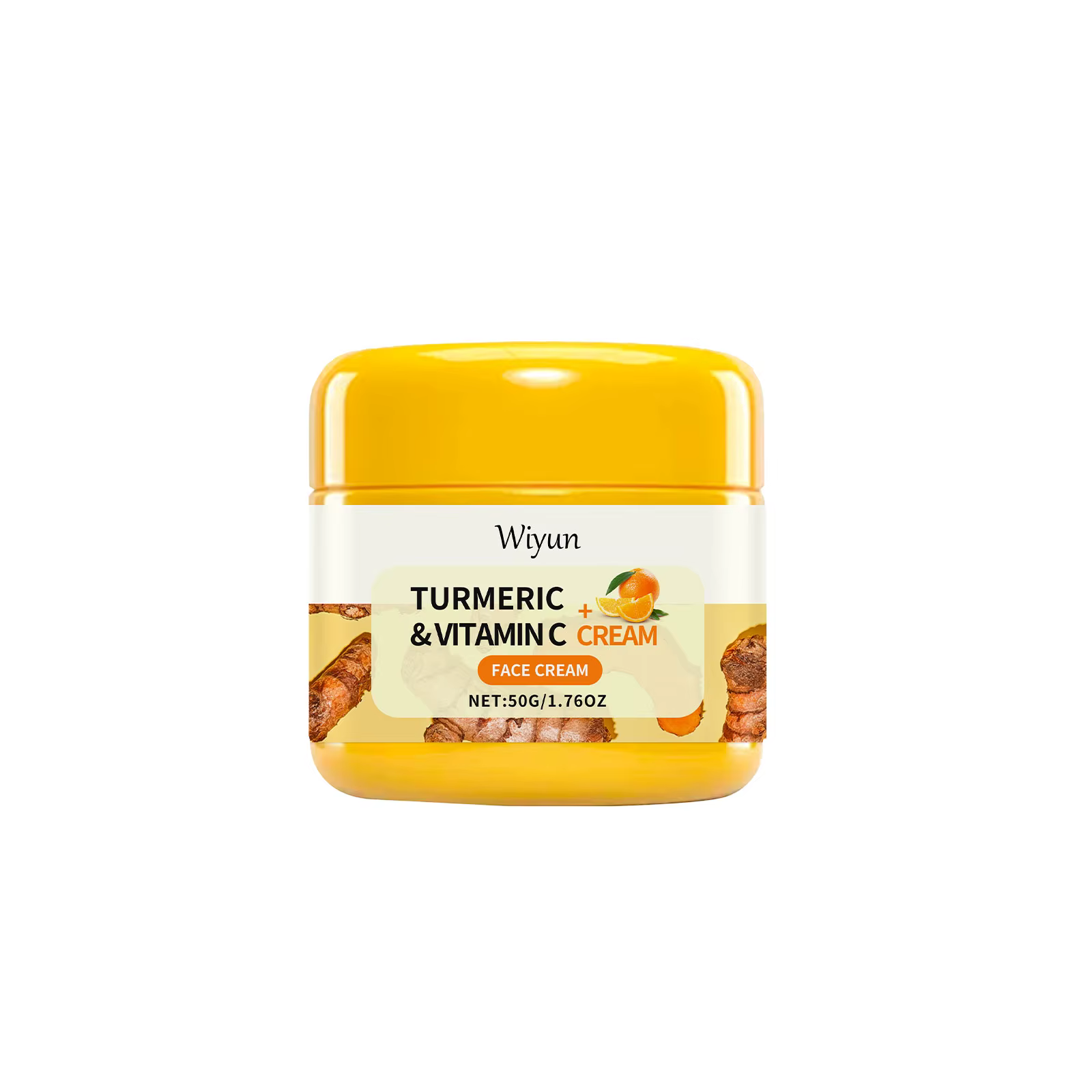 Crème éclaircissante au curcuma, estompe les taches foncées, élimine la Pigmentation, ridules lisses