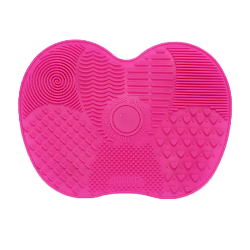 Tampon à récurer brosse cosmétique tampon de nettoyage Silicone avec ventouse pomme nettoyant nettoy