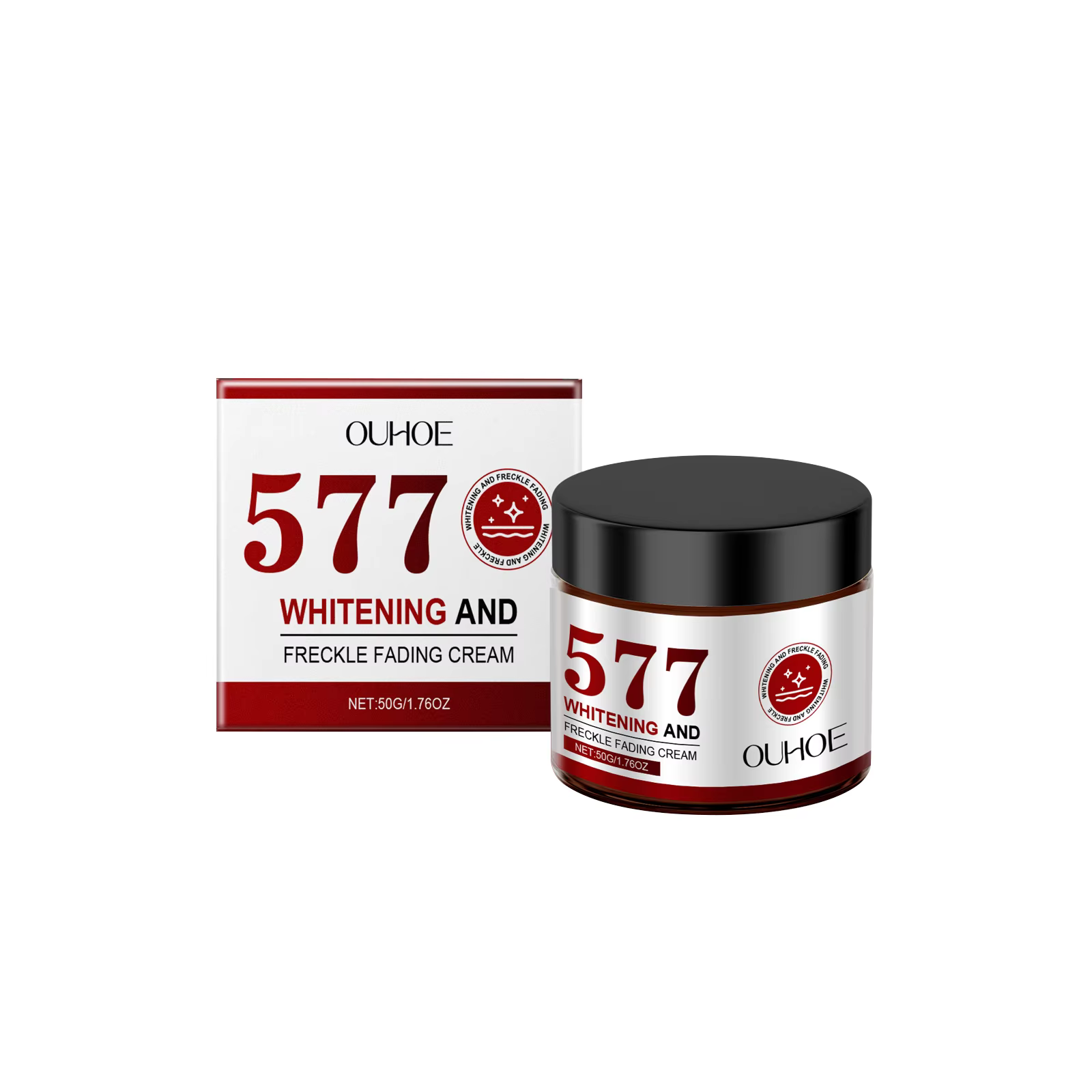 Crème de décoloration de tache de rousseur blanchissant la pigmentation de retrait de taches foncées