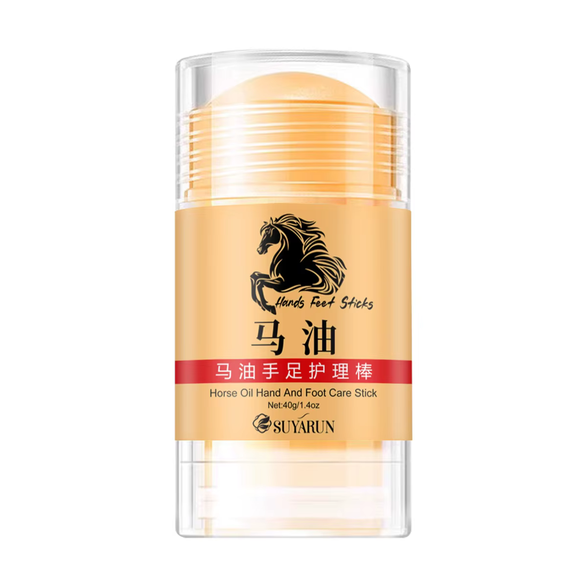 SUYARUN Premium huile de cheval soin des pieds aux mains bâton-baume hydratant et réparateur Intense