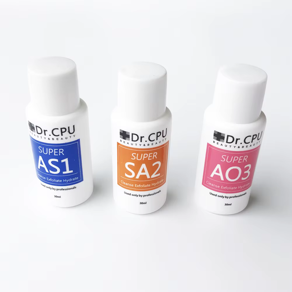 Solution de Peeling Aqua pour la peau, produit d'essence propre du visage, sérum pour Hydro Dermabra
