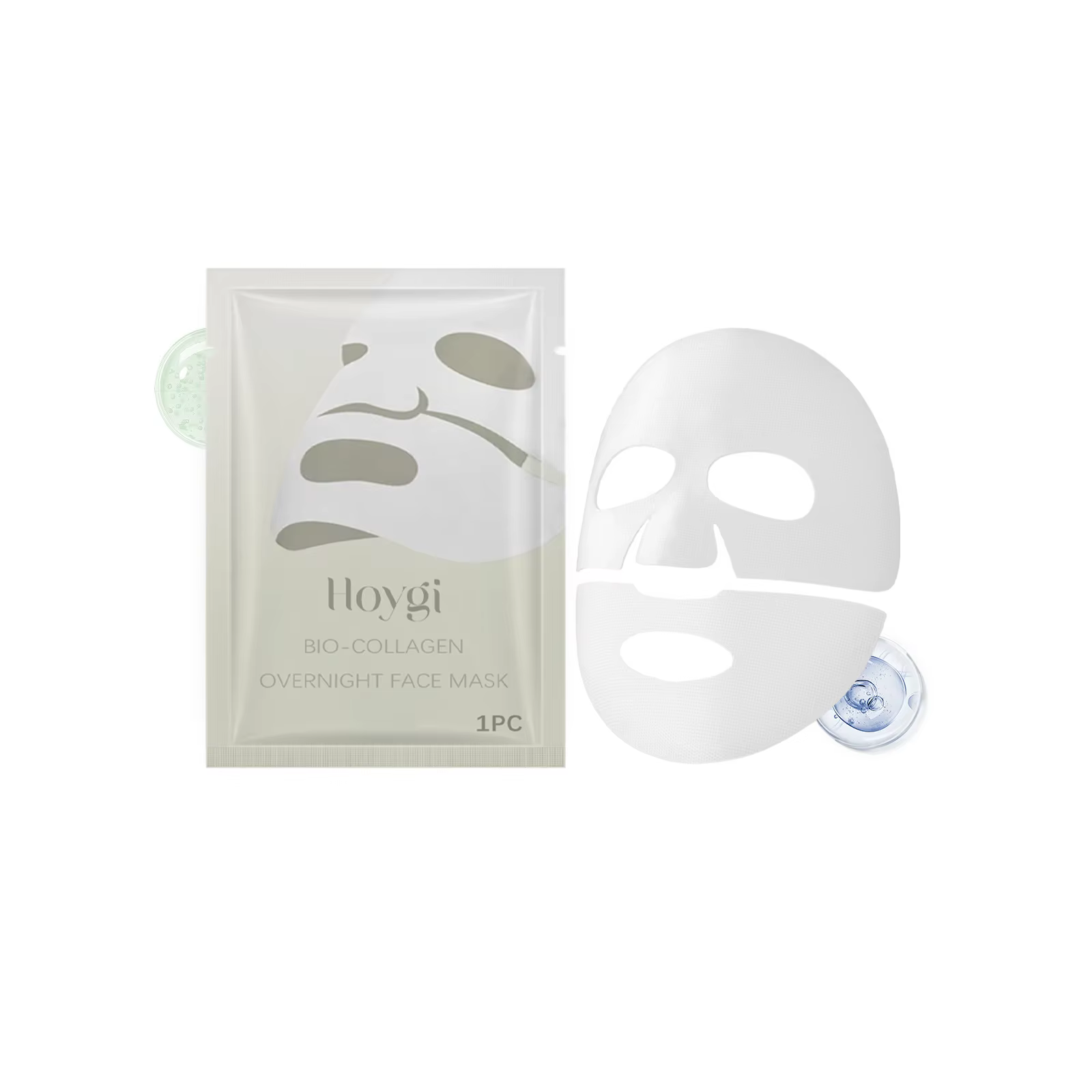 BesCollagen-Masque facial lifting et raffermissant, anti-âge, rétrécissement des pores, éclaircissan