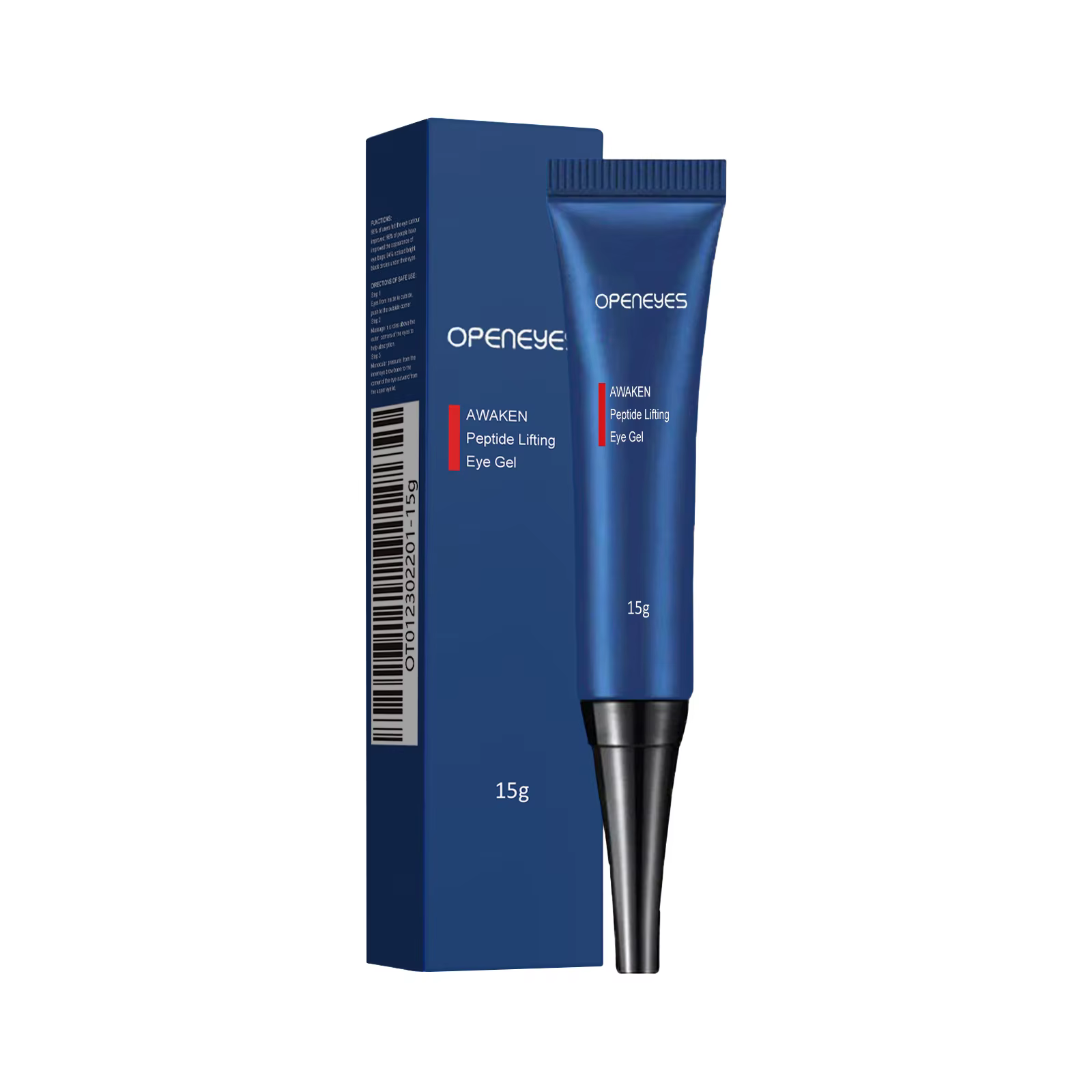 Openeyes Awaken Peptid Lifting Eye Gel Réduit les poches sous les yeux Atténue les cernes Crème hydr