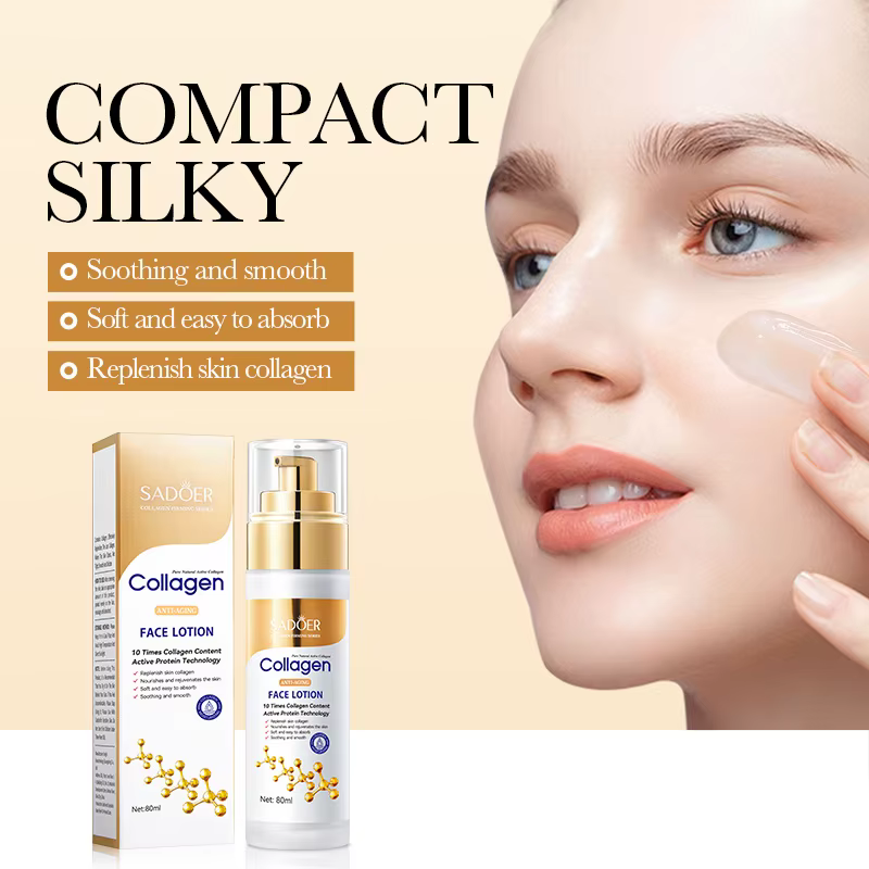 SADOER collagène sérum pour le visage Lotion hydratante émulsion pour le visage contrôle de l'huile