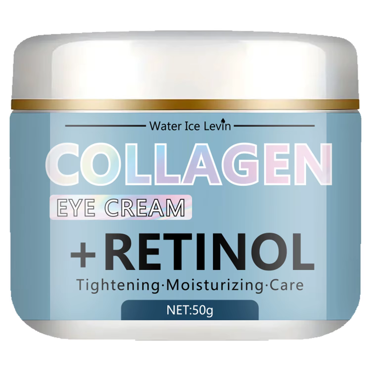 Crème pour les yeux au collagène et au rétinol Water Ice Levin : Texture de crème glacée pour une hy