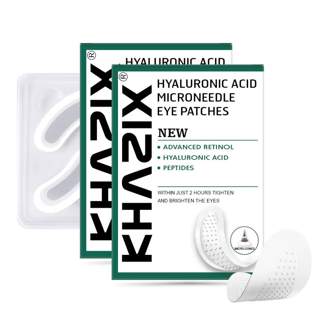 Patchs pour les yeux à micro-aiguilles au rétinol avec acide hyaluronique et peptides raffermissants