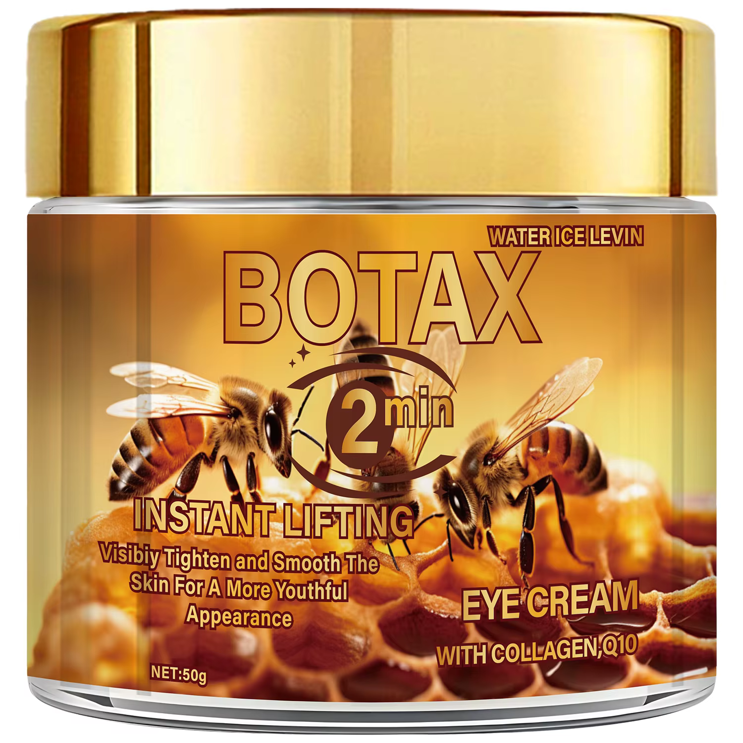 Crème Contour des Yeux Effet Lifting Instantané BOTA au Venin d'Abeille et au Rétinol, Anti-Âge, Réd