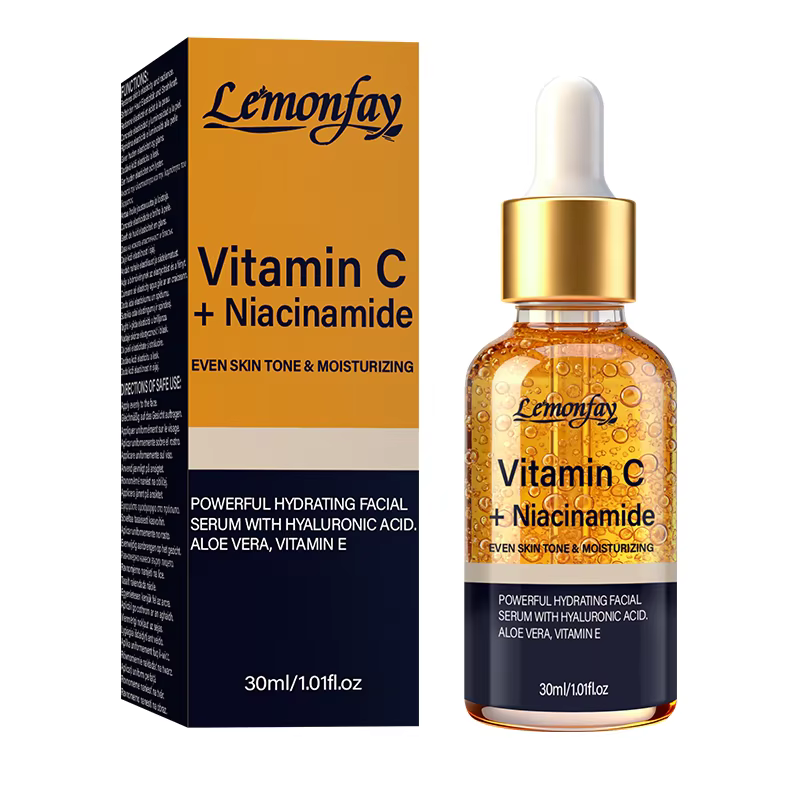 Sérum facial Lemonfay Vitamine C + Niacinamide | Formule hydratante avec acide hyaluronique, aloe