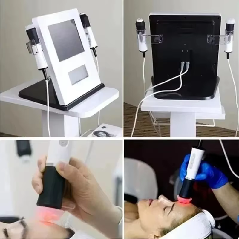 Machine faciale à oxygène avec technologie de nano-bulles de CO2 3 en 1, lifting du visage, rajeunis