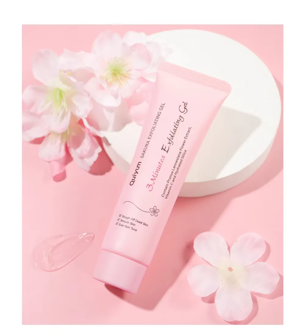 Sakura exfoliant Peeling Gel gommage pour le visage hydratant nourrissant réparation gommages crème