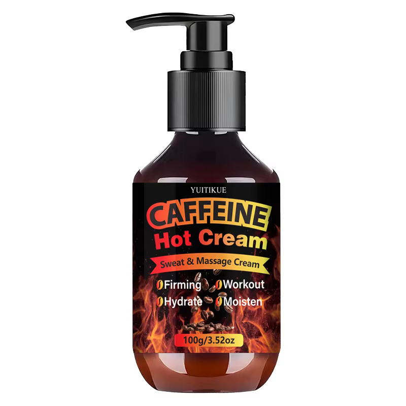 Crème Chaude à la Caféine YUITIKUE |   Crème pour le corps et massage |   Soin de la peau raffermiss