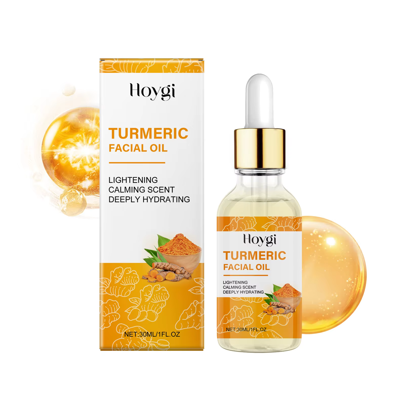 Huile essentielle de curcuma pour le visage, réparation raffermissante, savon nettoyant en profondeu