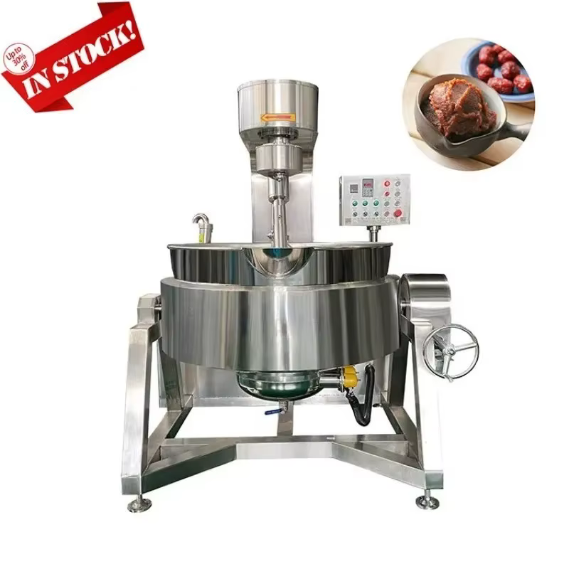 Mélangeur planétaire industriel automatique à chaudière à double enveloppe pour sirop de caramel et