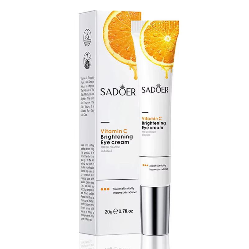 SADOER vitamine C crème pour les yeux raffermissant hydratant éclaircissant Anti cernes sacs pour le