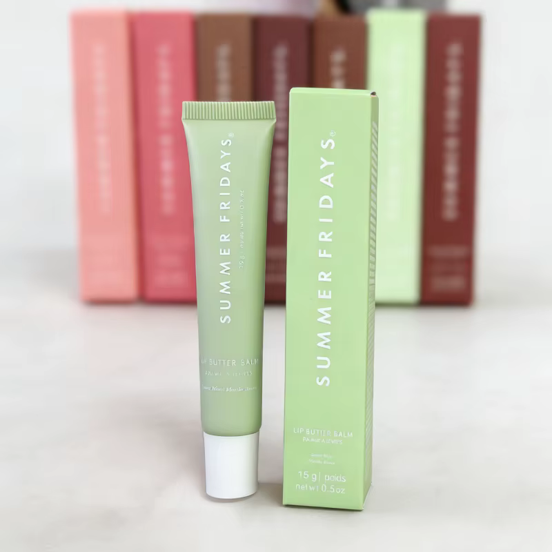 Baume à lèvres hydratant miroir, brillant à lèvres, vanille, sucre rose, odeur de goyave, huile tran