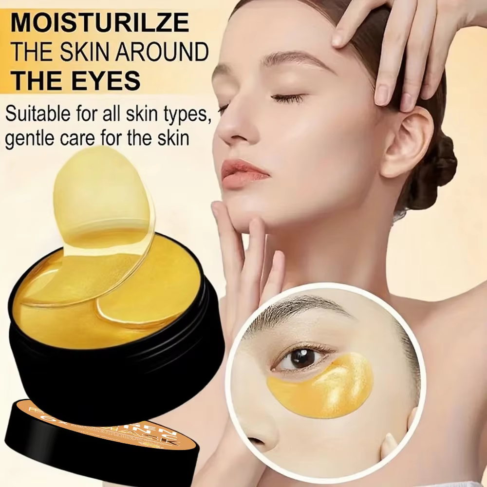YUITIKUE Masque pour les yeux au collagène et à la vitamine 6x avec sérum supplémentaire – Doux pour