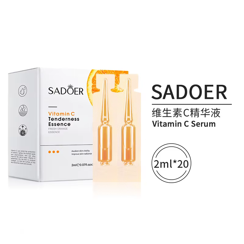 Sérum à la vitamine C, hydratant, rafraîchissant, nourrissant, Ampoule pour le visage, Essence répar